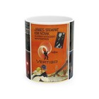 Vertigo Ceramic Mug, Alfred Hitchcock Retro Coffee Cup, 11oz, Unique Gift