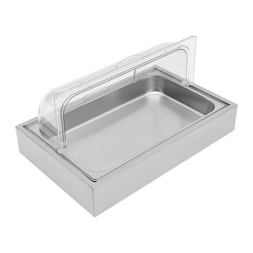 Ice Food Serving Display Tray Buffet Cold Serving Cooler Platter 6L/1.59Gal - Imagen 12 de 22