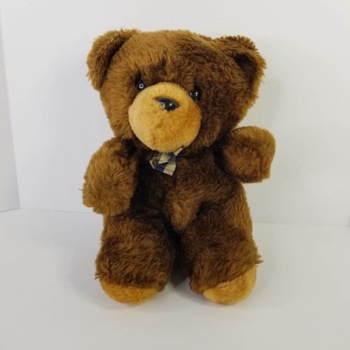 Cuddle Wit Brown Bear Bowtie Plush Stuffed Animal 8" - Picture 1 of 7