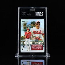 MIKE TROUT  2024 TOPPS SERIES 1 HOME FIELD ADVANTAGE  HFA-8    TAG 10  Gem Mint