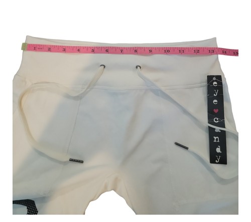 Eye Candy Hose Damen Gr. L/XL elfenbein bedruckt Fleece Leggings Stretch Komfort - Bild 9 von 12