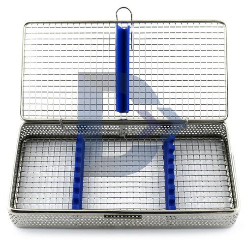 Dental Instrument Cassettes Rack Holders Tray Box Sterilization Autoclave 4-7-10 - Picture 16 of 19