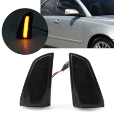 2X LED Dynamic Rearview Turn Signal Side Mirror Lamp Light For Volvo S40 V50 C70