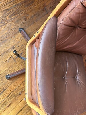Göte Mobler Swedish Leather Mid Century Scandinavian Modern