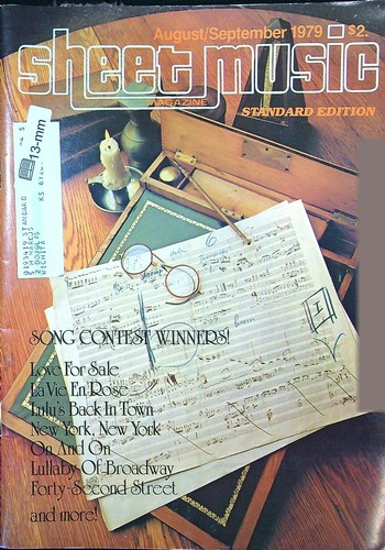Sheet Music Magazine August/September 1979 New York New Your, On And On   #13 - Imagen 1 de 5