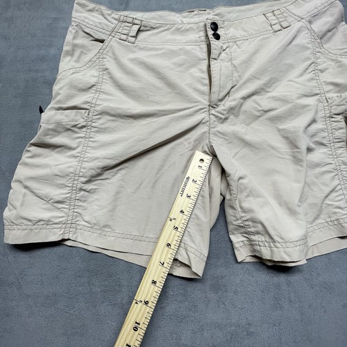 REI Damenshorts Größe 16 hellbraun 6,5 Schrittlänge Wandern Outdoor Reißverschlusstaschen aktiv - Bild 6 von 13