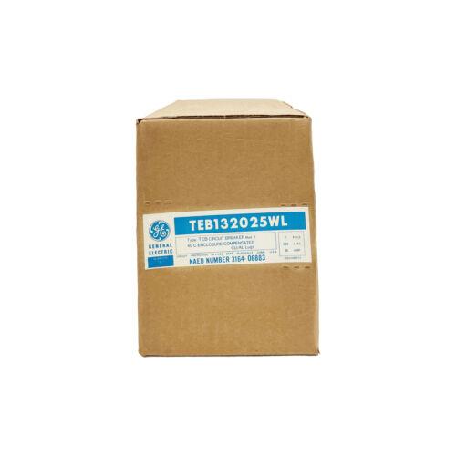 NIB - GE-TEB132025WL - Molded Case Circuit Breaker - 25A, 3-Phases, 240V, w/Lugs - Picture 9 of 9