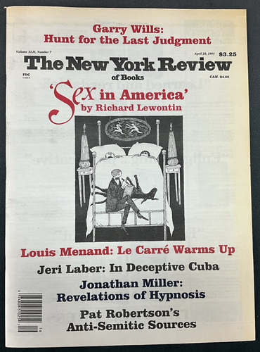 Edward Gorey, The New York Review Of Books, April 20, 1995. Vol XLII, Number 7.