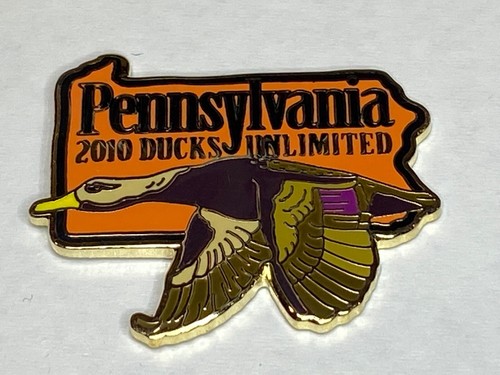 Alte Vintage Ducks Unlimited DU Pin Anstecker Pennsylvania Keystone State PADU 2010 - Bild 1 von 2