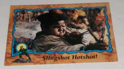 1991 Topps Trading Card Peter Pan Movie Hook #49 Slingshot Hotshot! #