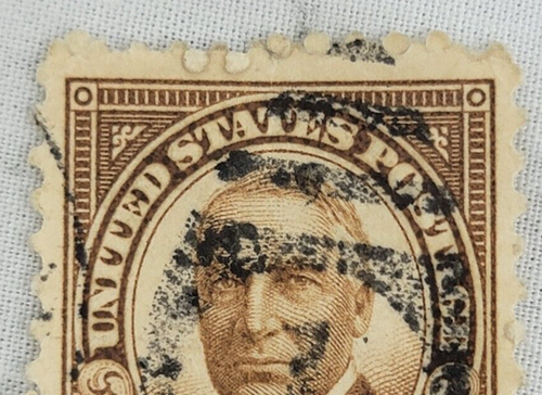 US Postage Stamp ~ Warren Harding ~ 1½¢ Brown Stamp ~ Cancelled ~ c.1930 ~ Q67 - Picture 2 of 6