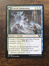 Fractal Summoning Strixhaven: School of Mages 187/275 MTG Magic S1598*