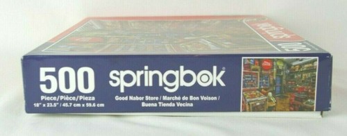 Springbok "Good Nabor Store" 500 Piece Complete Jigsaw Puzzle Coca- Cola Signs - Picture 8 of 12