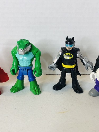 Imaginext DC Super Friends Lote D - Figuras Batman Superman Lex Luther Penguin - Imagen 3 de 5