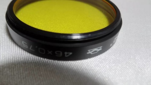 r Yellow 2x KMZ 46x0.75 Vintage Russian Light Filter 46mm for Lens 0740 - Picture 3 of 3