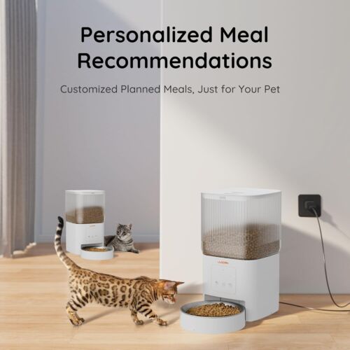 Smart 4L Automatic Cat Feeder with APP Control - Slow Feeding & Voice Record - Picture 9 of 10