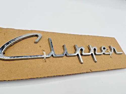 Packard Clipper Chrome Script Emblem 1951-1956 - Picture 4 of 4
