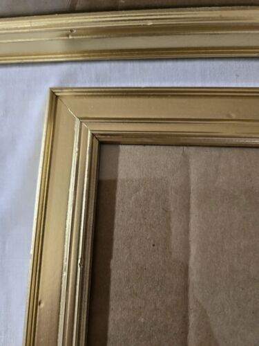 2er Set verzierte goldene Holz Bilderrahmen mit Glas Wandbild Galerie Shabby Chic - Bild 2 von 10