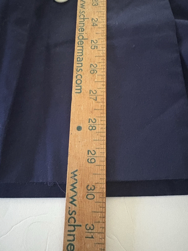 Monday's Child Sailor Dress Size 6X Navy Blue Nautical Big Collar Long Vintage - Picture 6 of 8