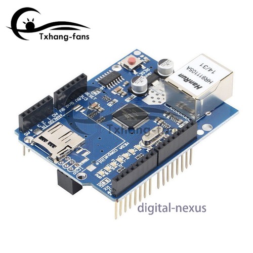 Ethernet Shield module W5100 Board For Arduino 2009 UNO Mega 1280 2560 M21 A2TF - Picture 2 of 2