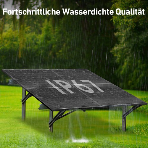 Balkonkraftwerk Solarpanel 400W X 2 Solarmodul Balkon Photovoltaik Solaranlage - Bild 6 von 8