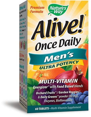 Nature's Way Alive! Once Daily Multivitamin für Herren, 60 Tabs (5er Pack)