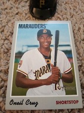 2019 Topps Heritage 🔥 ROOKIE 🔥 RC Oneil Cruz #96 Pittsburgh Pirates Marauders