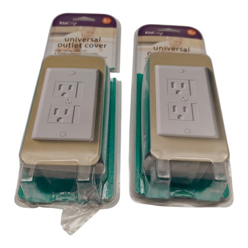 KidCo Universal Outlet Cover 3 Pack in White Lot Of 2