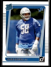 2021 Panini Donruss Penei Sewell Rated Rookie RC #328 Detroit Lions