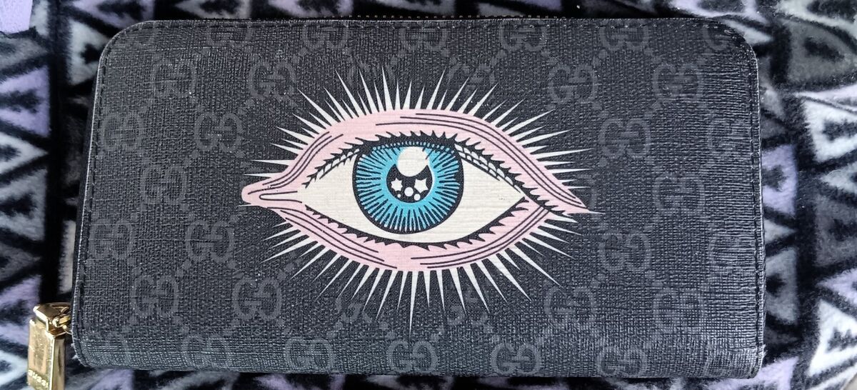 GUCCISpecialEdition(Garden Eye Collection)Wallet W/ Famous GUCCISpecialEdition(Garden Eye Collection)Wallet W/ Famous