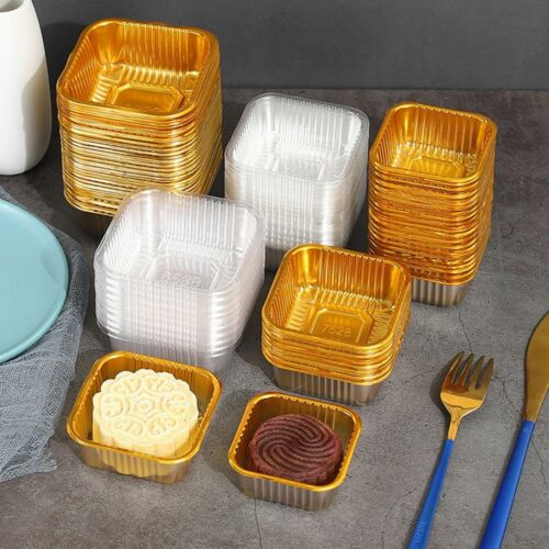 100pcs Plastic Mooncake Plastic Inner Tray Egg Yolk Crisp Cake Hold High Quality - Picture 7 of 32