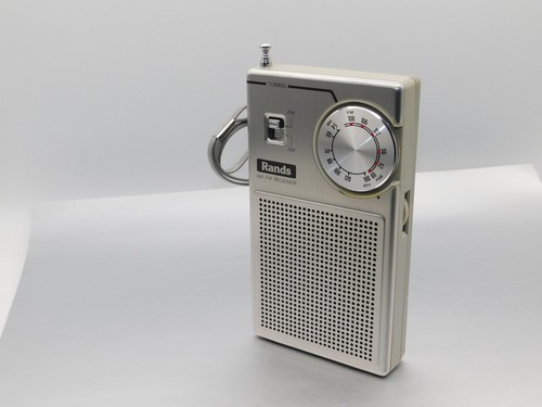 Vintage 60s Rands AM/FM Transistorradio FM99 5" Tall Excel. Cond. Funktioniert super! - Bild 3 von 12