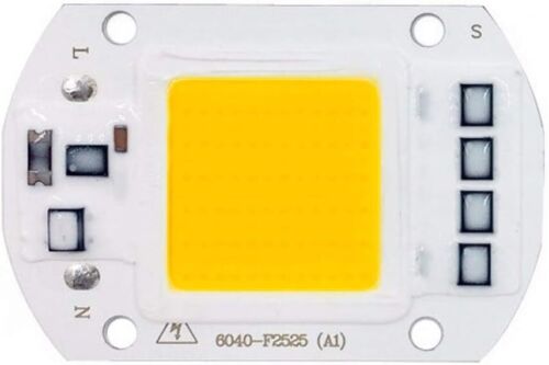 Chip LED COB rettangolare 50W, ingresso 220V AC, lampada driver Smart IC integrata - Foto 10 di 21
