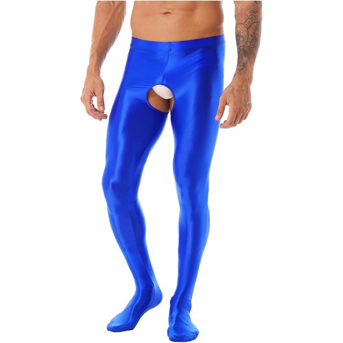 Mens Lingerie Pantyhose High Elastic Stockings Underwear Seamless Shiny Oil - Picture 99 of 116