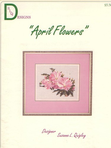 April Flowers XS Pattern - SLQ Designs - Suzanne L. Quigley - Pink Flowers - Picture 1 of 2