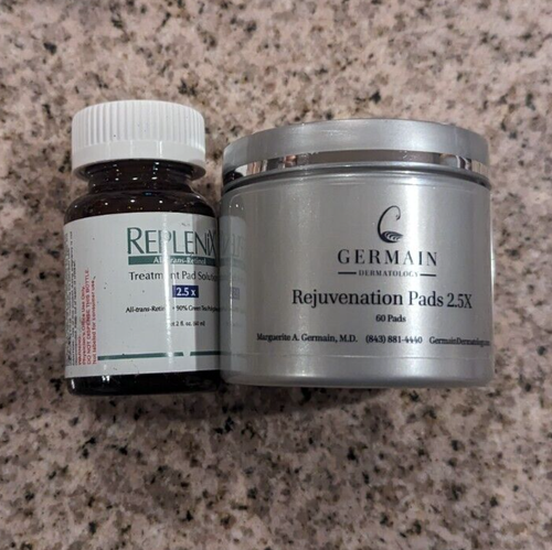 Replenix Retinol Plus 2.5x Solution & Germain 2.5x rejuvenation 60 Pads - Picture 2 of 13