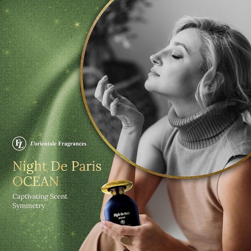 Night De Paris Ocean Tester 3.4Oz Eau de Parfum Unisex By L'ORIENTALE FRAGRANCES - Picture 3 of 7