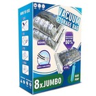 Jumbo Vacuum Storage Bags, 8 Pack Space Saver Bags for Clothes, 8-JUMBO