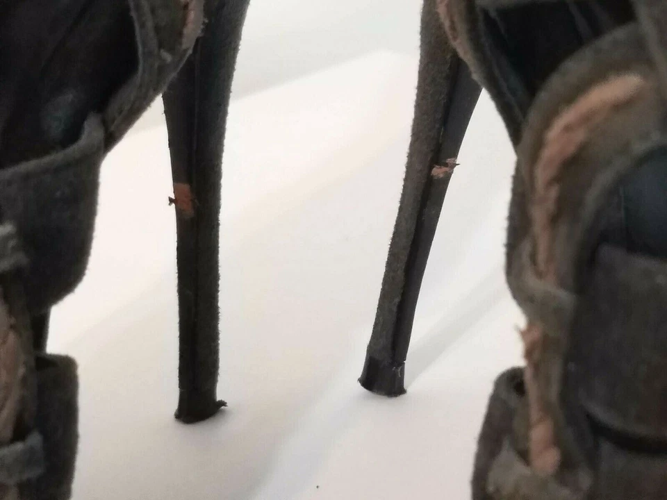 Сандалии Elizabeth & James из деревенской кожи с ремешками на высоком каблуке тканые на молнии спереди 7,5 - Изображение 4 из 4