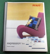 PFAFF Expression Line 2 /3 /4 Instruction Manual: 52 Pages & Protective Covers