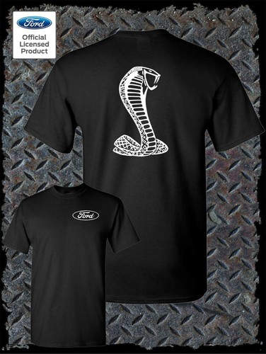 Licensed Ford / Shelby Cobra Logo T-Shirt - Official Product Mustang GT500 - Picture 1 of 7