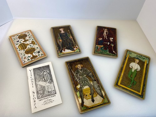 Tarot Visconti-Sforza 78 Cards_Fifteenth-century VERY RARE - Picture 3 of 5