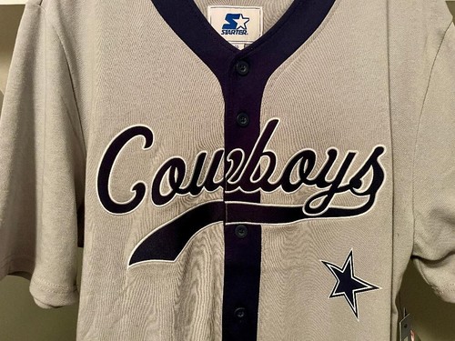 Dallas Cowboys NFL Starter G-III BY CARL BANKS KNOPFLEISTE BASBALL TRIKOT NEU MIT ETIKETT - Bild 2 von 5