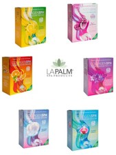 LA PALM Collagen Spa 6 Step Manicure/Pedicure Kit 6 luxury SCENTS