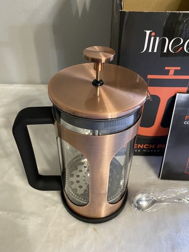 Jineelo French Press Kaffeemaschine, 304 Edelstahl Mehrzweck Heiße Tees Neu - Bild 12 von 14