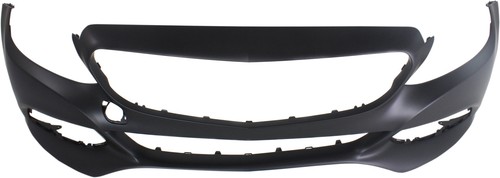 Front Bumper Cover for Mercedes-Benz C300 2015-2018, Primed (Ready to Paint), - Picture 4 of 5