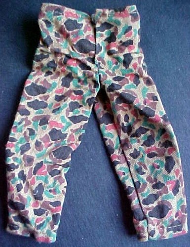 Vintage GI Joe Secret Mission Spy Island Fatigues Camouflage Pockets Camo Hasbro - Picture 12 of 20