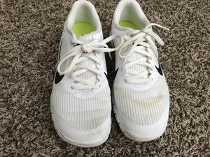 Pre-owned-Nike-Free-4-0-v3-US-Women-039-s-8-5-in-White-Black