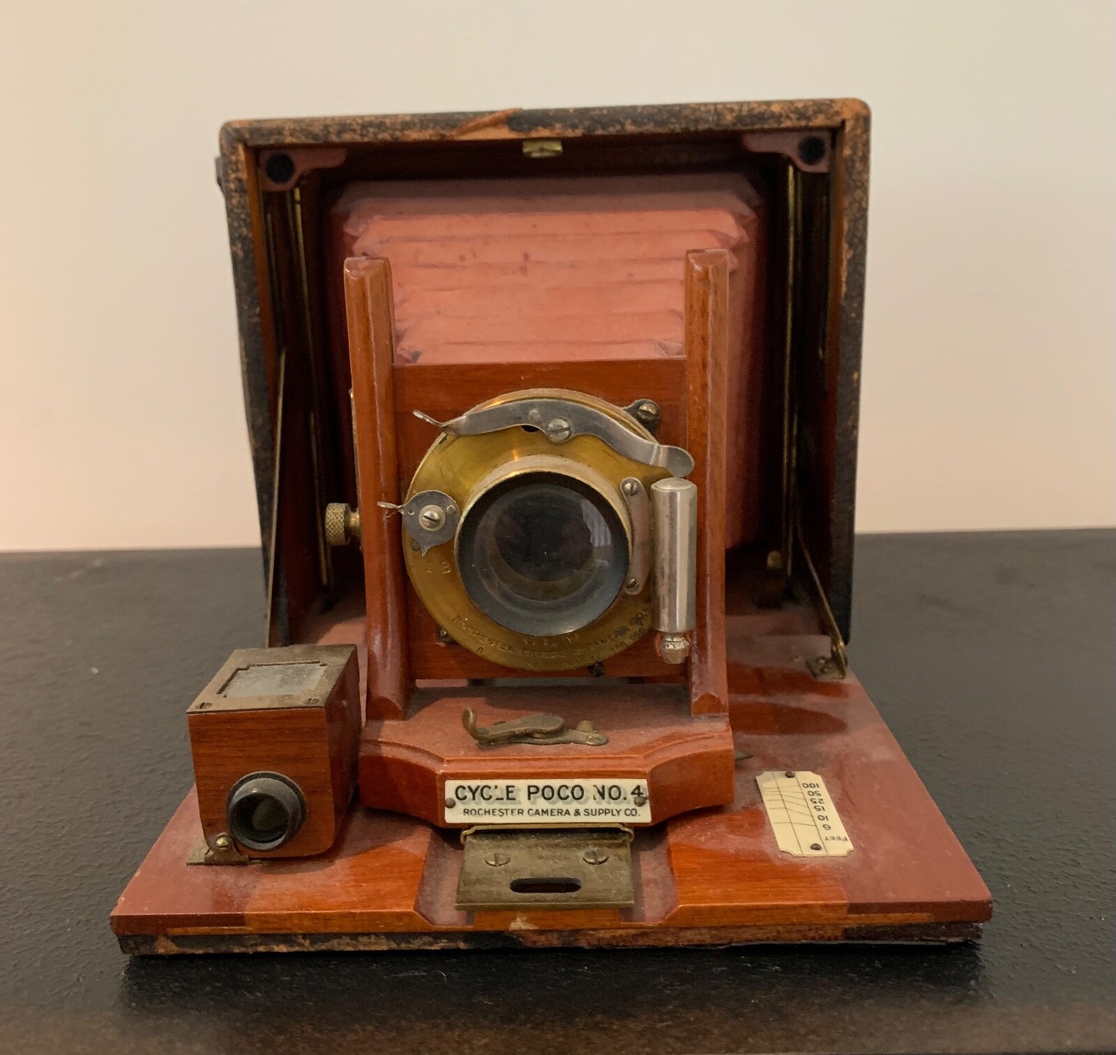 Antique Cycle Poco No. 4 Camera by Rochester Camera Mfg. Co.  For Display 1890's