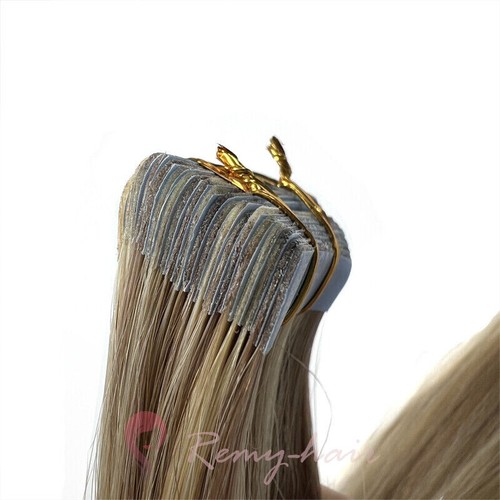 Invisible Tape-in 100% Russian Remy Human Hair Extensions Skin Weft Full 14"-22" - Picture 103 of 136
